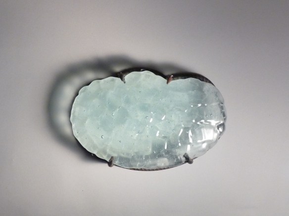 pixellated 2012 Recycled, kilnformed glass, steel 12cm x 16cm x 5cm Photo: Maggie McCain